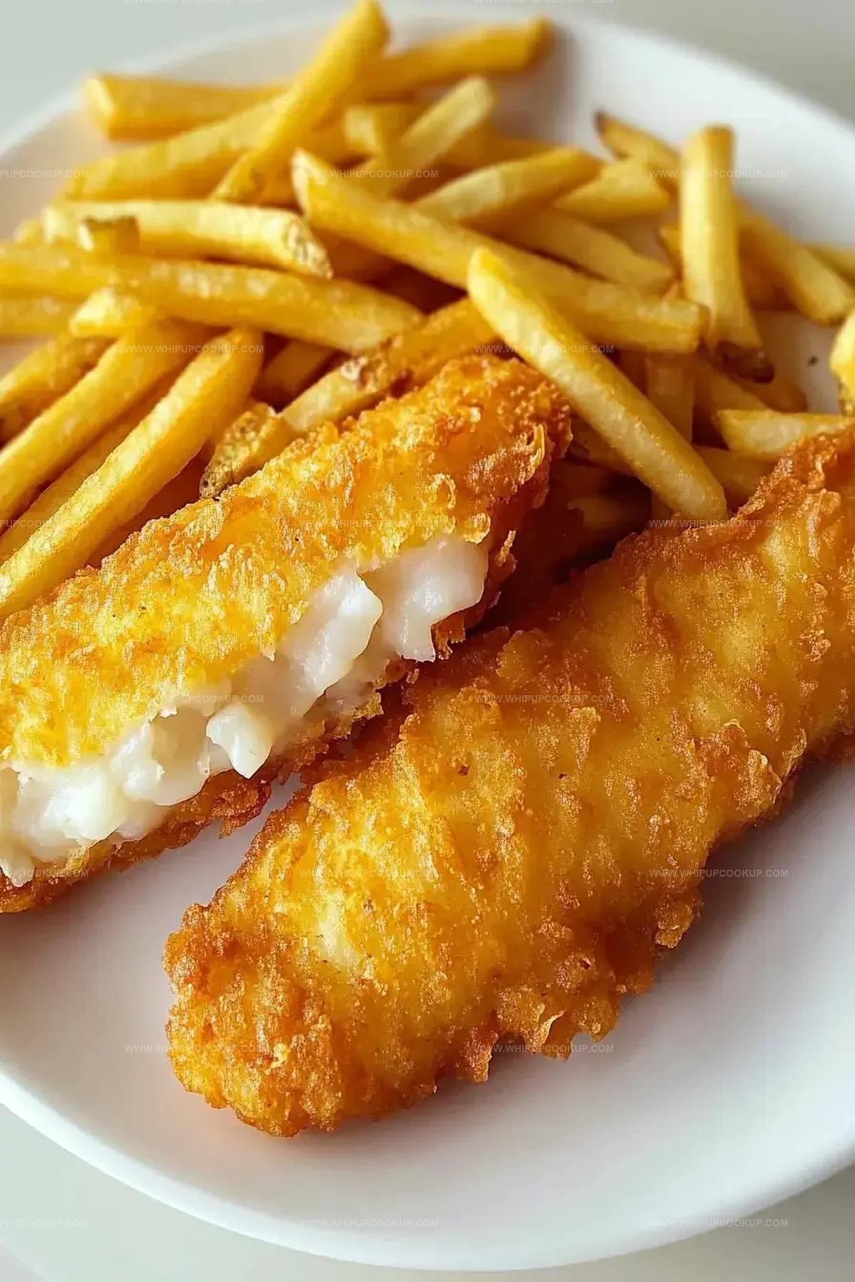 Crunchy Fish Fingers and Fries Recipe