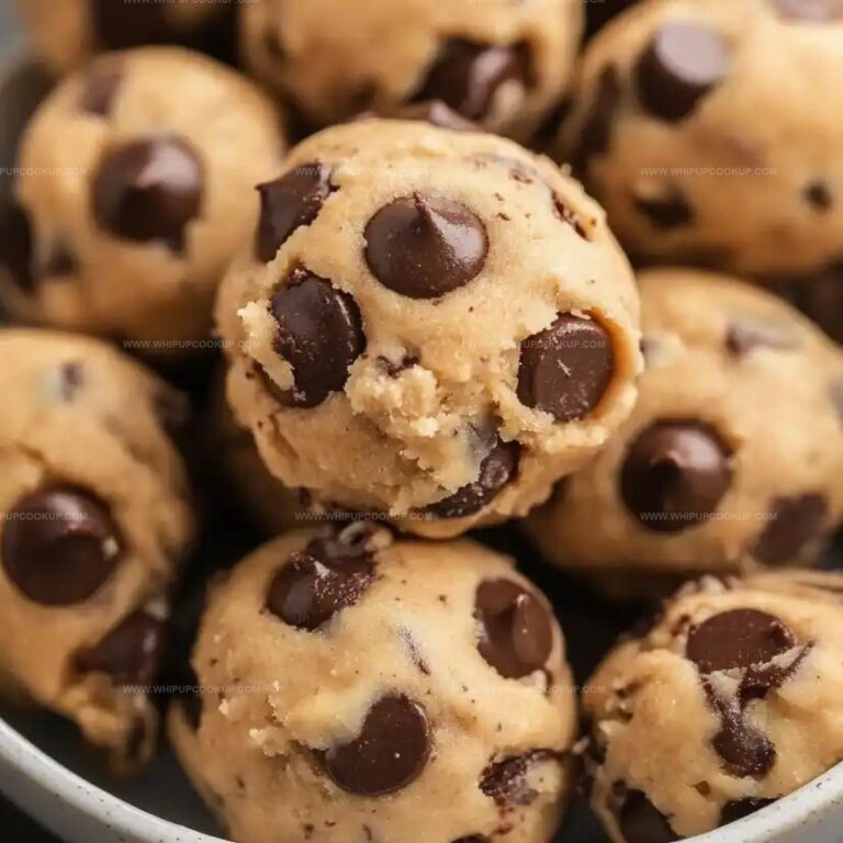 Delicious Chocolate Chip Cookie Dough Balls Recipe