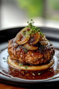 Classic Salisbury Steak with Onion Gravy Recipe
