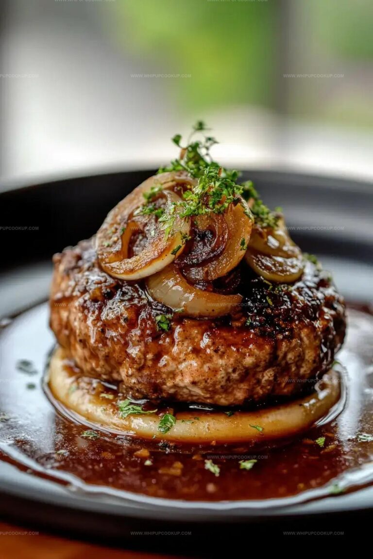 Classic Salisbury Steak with Onion Gravy Recipe
