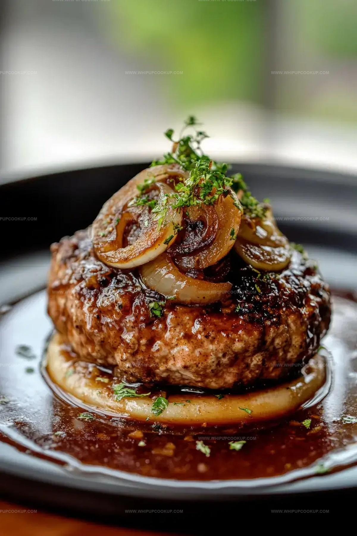 Classic Salisbury Steak with Onion Gravy Recipe