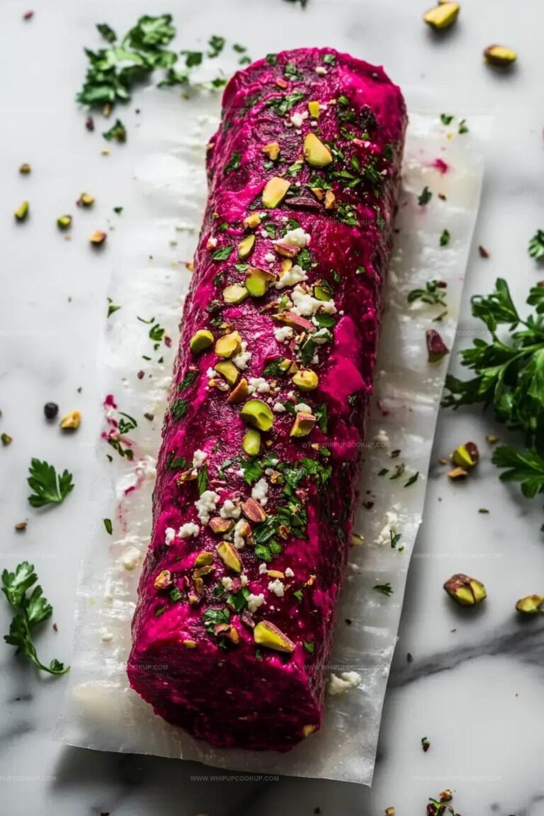 Roasted Beet & Goat Cheese Log Recipe