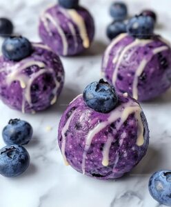 Blueberry Cheesecake Protein Bites Recipe