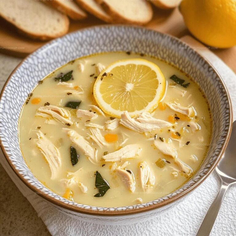 Zesty Greek Lemon Chicken Soup Recipe