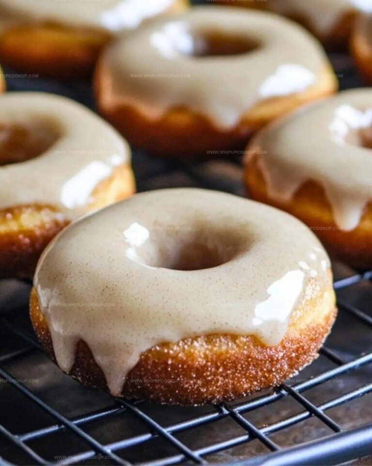 Baked Apple Cider Doughnuts With Cinnamon Maple Glaze Recipe
