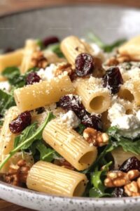 Ricotta & Cranberry Rigatoni Salad with Lemon Vinaigrette Recipe