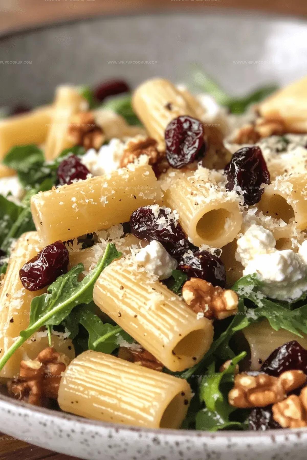 Ricotta & Cranberry Rigatoni Salad with Lemon Vinaigrette Recipe