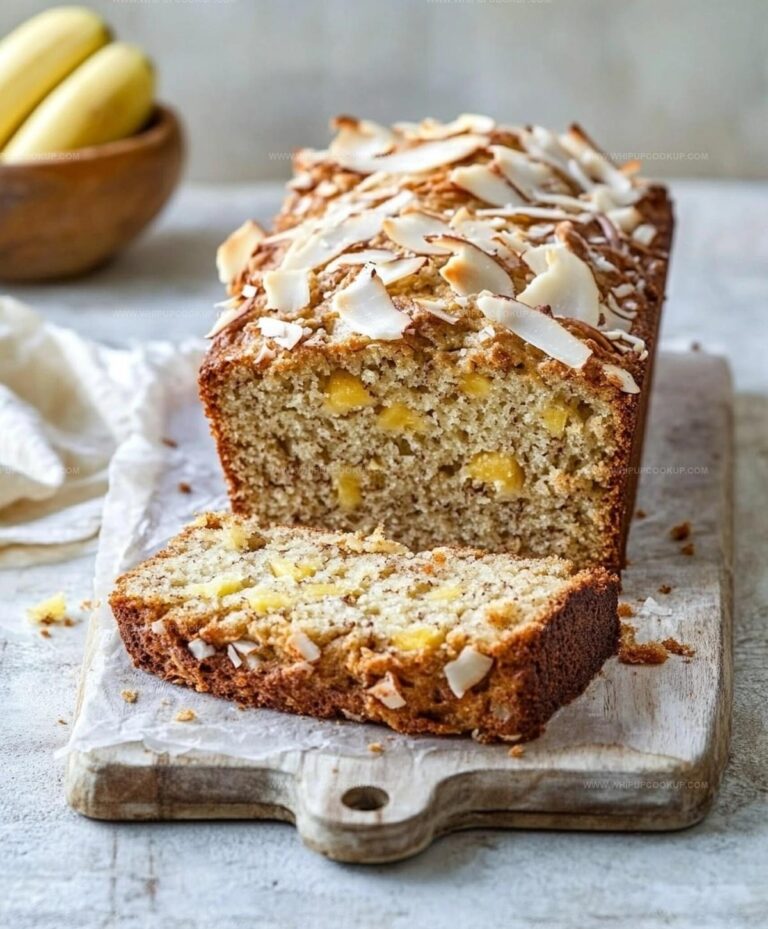 Coconut Pineapple Banana Bread Recipe