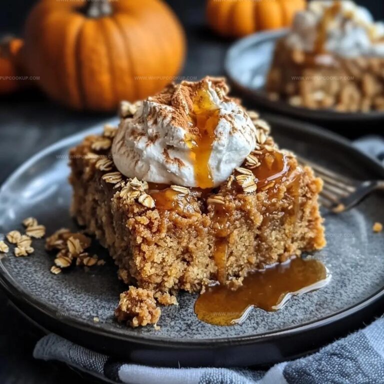 Pumpkin Oatmeal Dump Cake Recipe