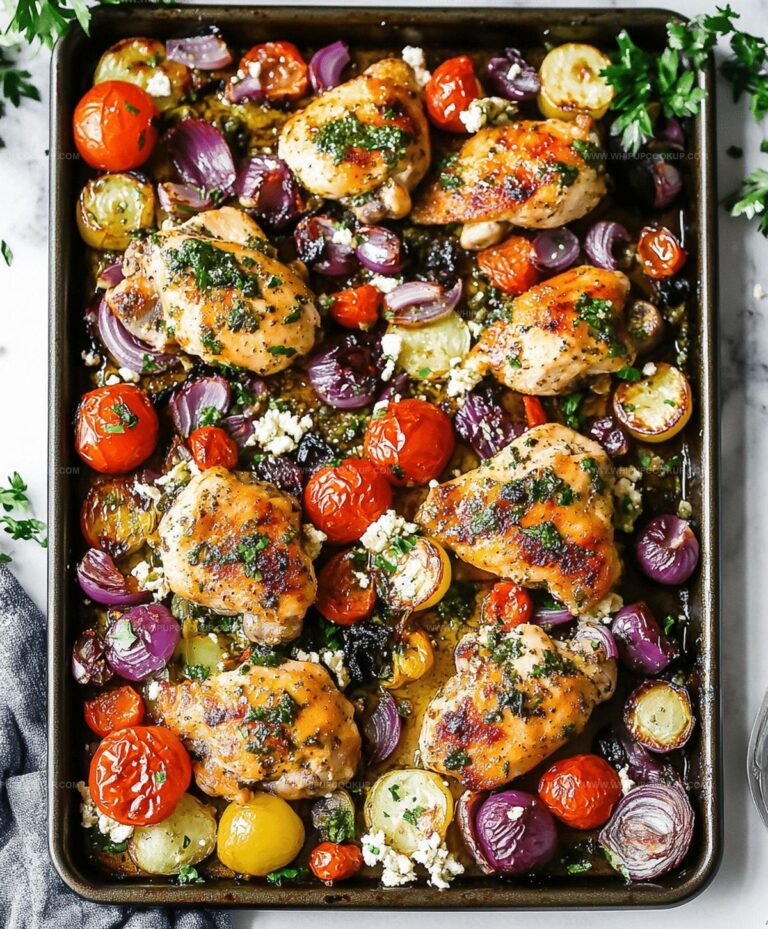 Greek Sheet Pan Chicken Recipe
