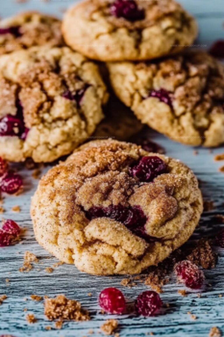 Cranberry Cream Cheese Snickerdoodles Recipe