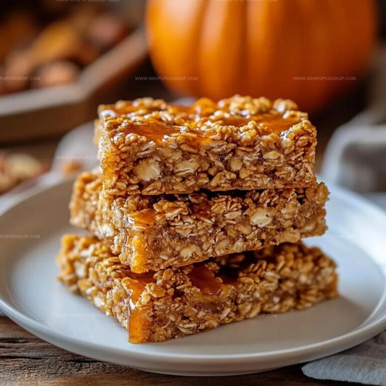 Pumpkin Maple Granola Bars Recipe