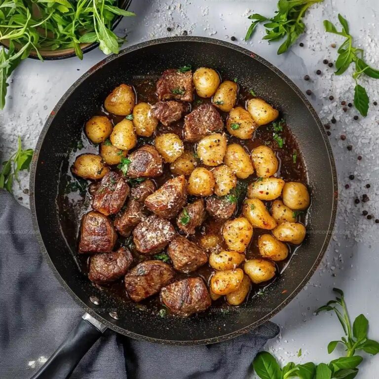 Sizzling Steak Bites and Gnocchi Recipe