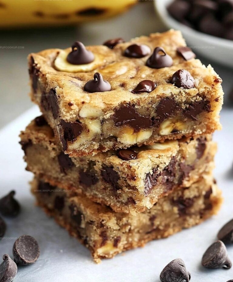 Banana Chocolate Chip Bars Recipe