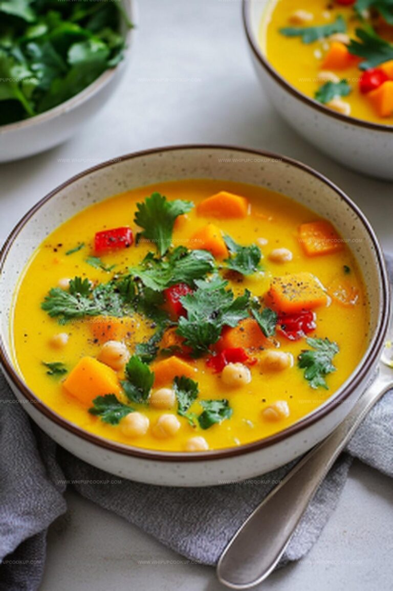 Coconut Chickpea Sweet Potato Soup Recipe