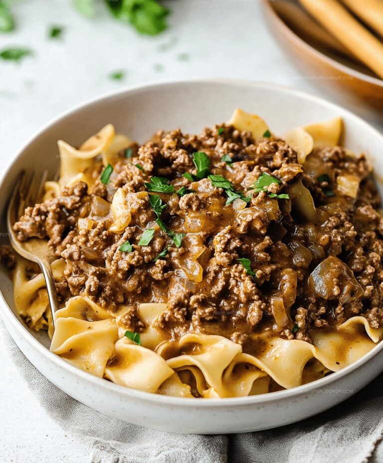 Easy Ground Beef Stroganoff Recipe