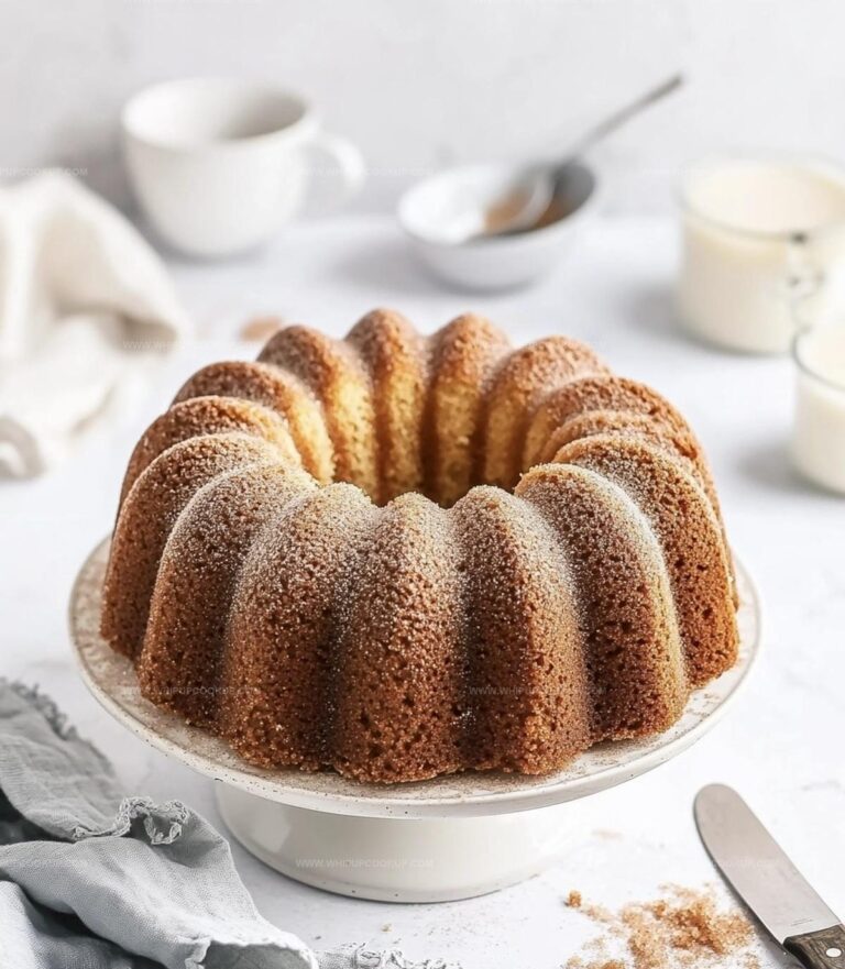Easy Snickerdoodle Bundt Cake Made With A Cake Mix Recipe