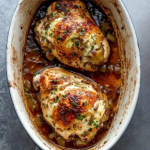 French Onion Stuffed Chicken Recipe
