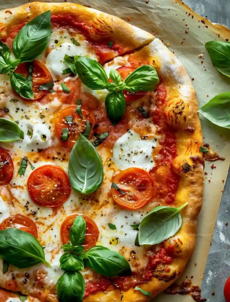 Easy Flatbread Pizza Margherita Recipe