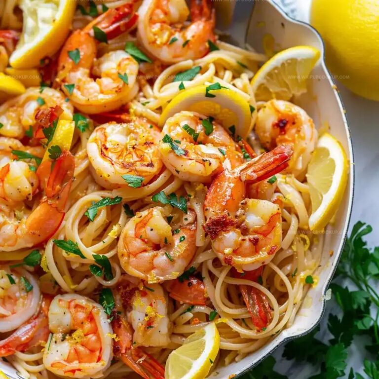 Zesty One-Pan Lemon Garlic Shrimp Pasta in 20 Minutes Recipe