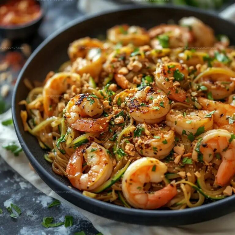 Zucchini Noodle Pad Thai with Shrimp (Low-Carb) Recipe