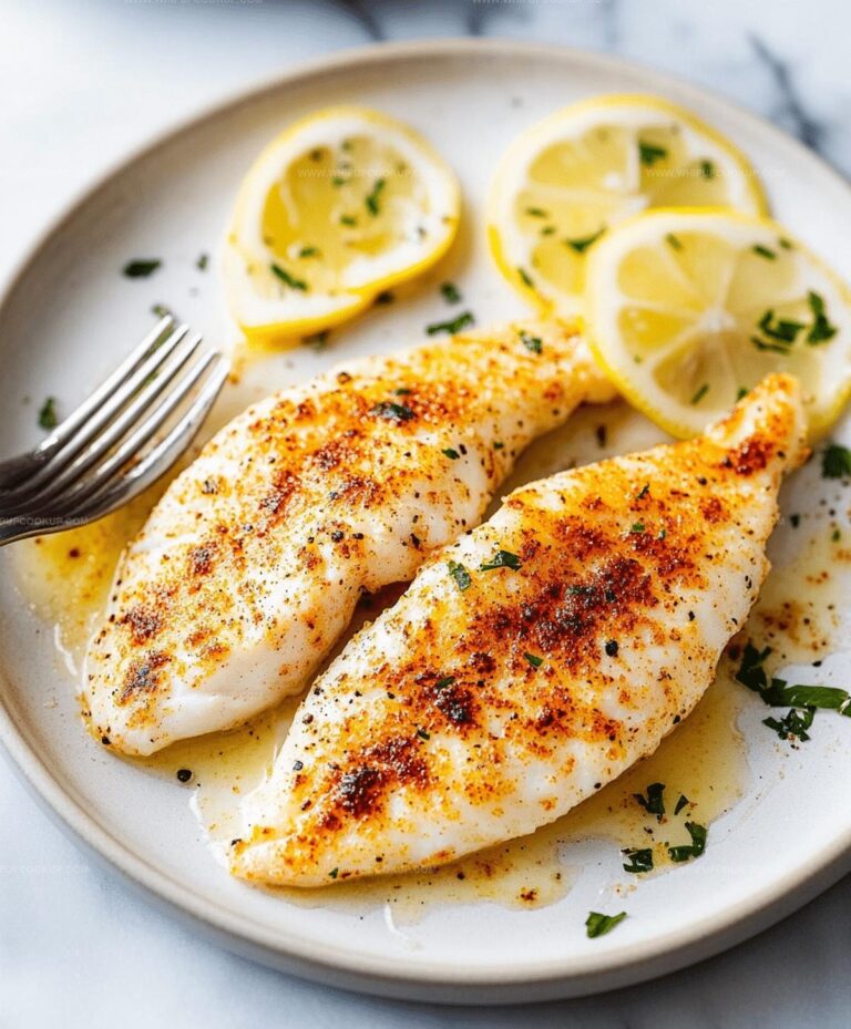 Lemon Butter Baked Tilapia Recipe