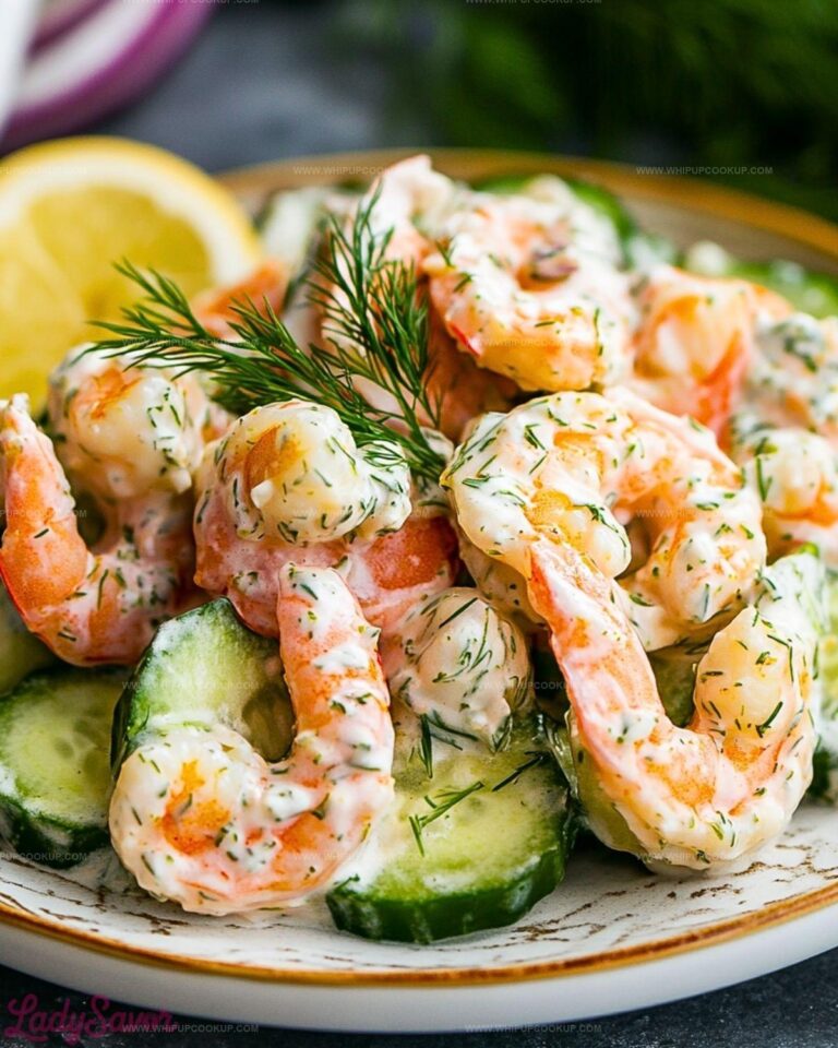 Lemon Dill Shrimp & Olive Antipasto Recipe