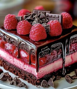 Chocolate Raspberry Drip Cake Recipe