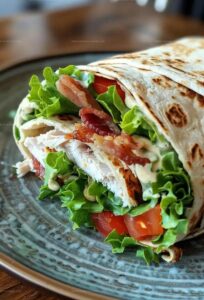 Turkey Ranch Club Wrap Recipe