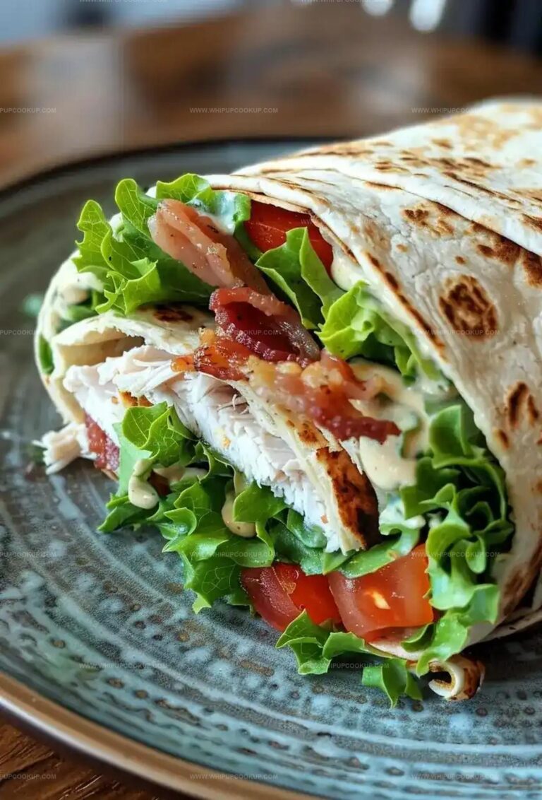 Turkey Ranch Club Wrap Recipe