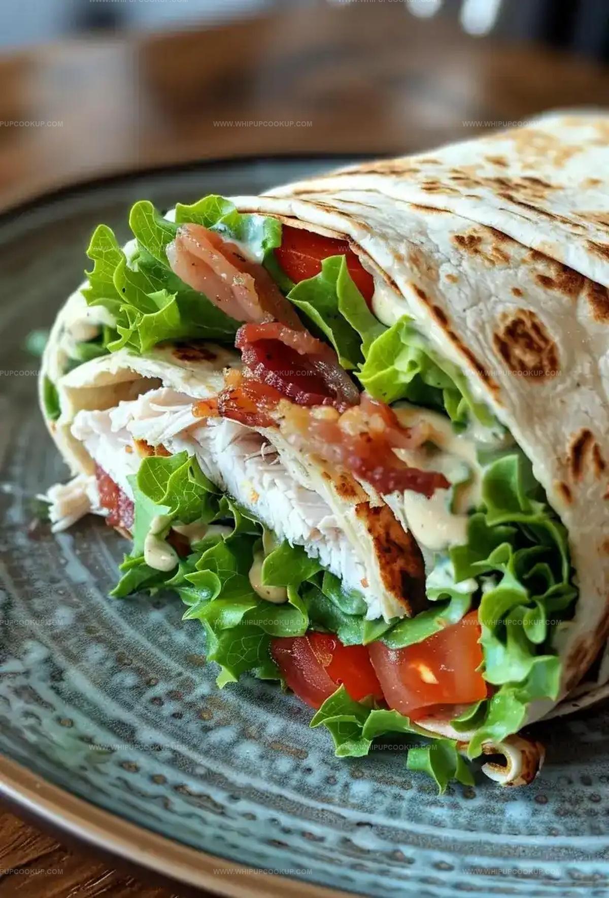 Turkey Ranch Club Wrap Recipe