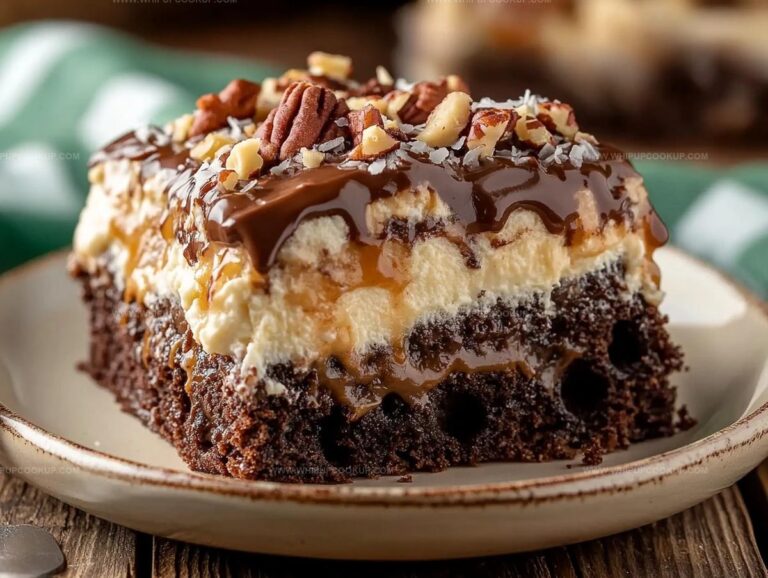 German Chocolate Poke Cake Recipe
