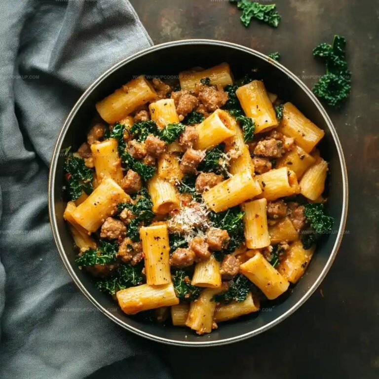 Savory Sausage and Kale Rigatoni Recipe
