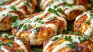 Cheesy Chicken Fritters Recipe