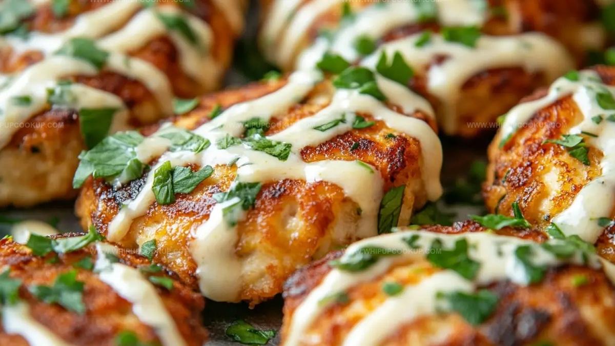 Cheesy Chicken Fritters Recipe