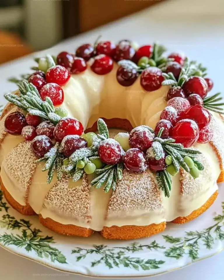 Christmas Wreath Cake Recipe