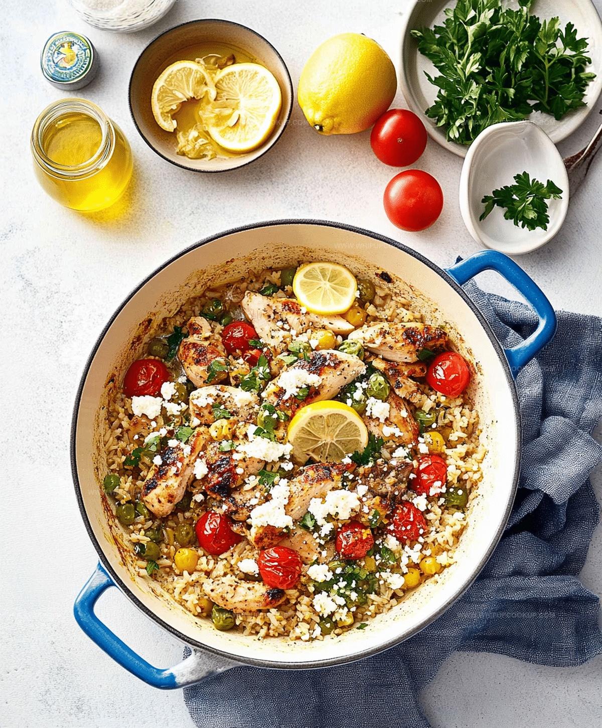 Greek Chicken And Lemon Rice Recipe
