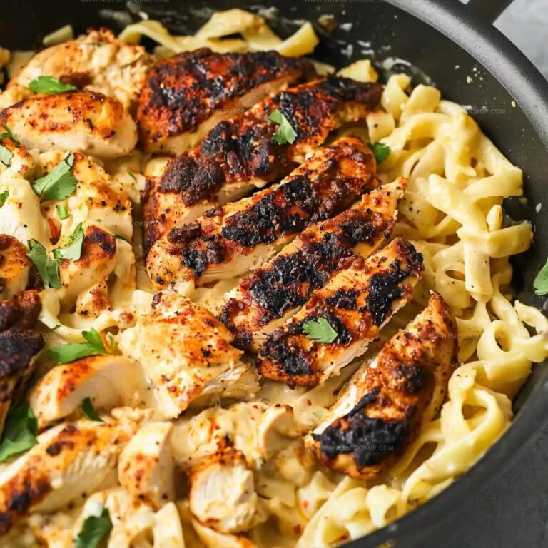 Blackened Cajun Chicken Alfredo Recipe