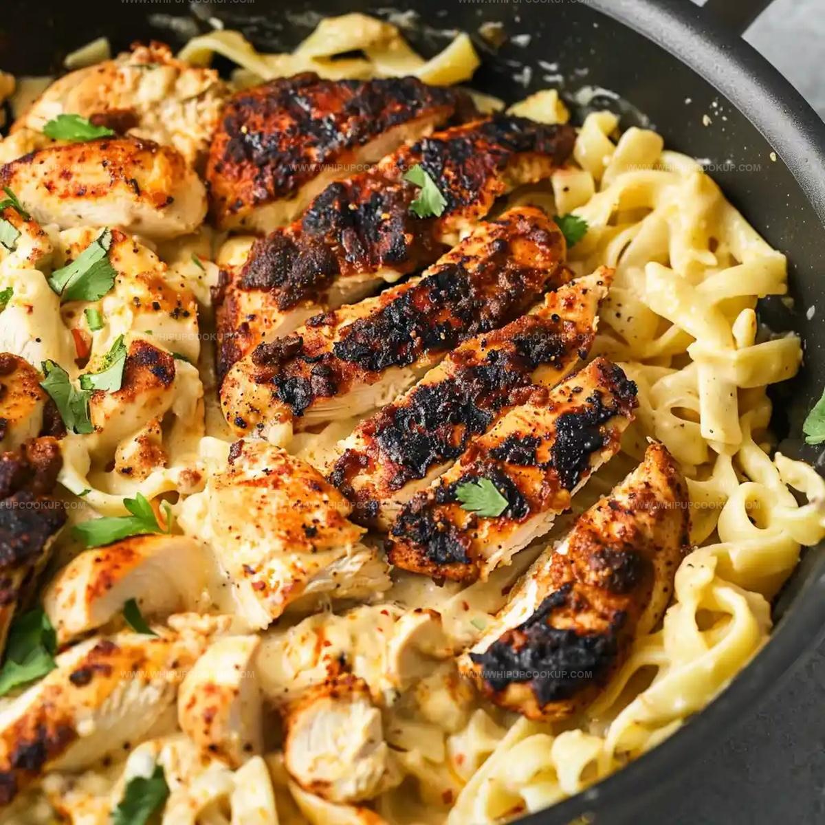 Blackened Cajun Chicken Alfredo Recipe