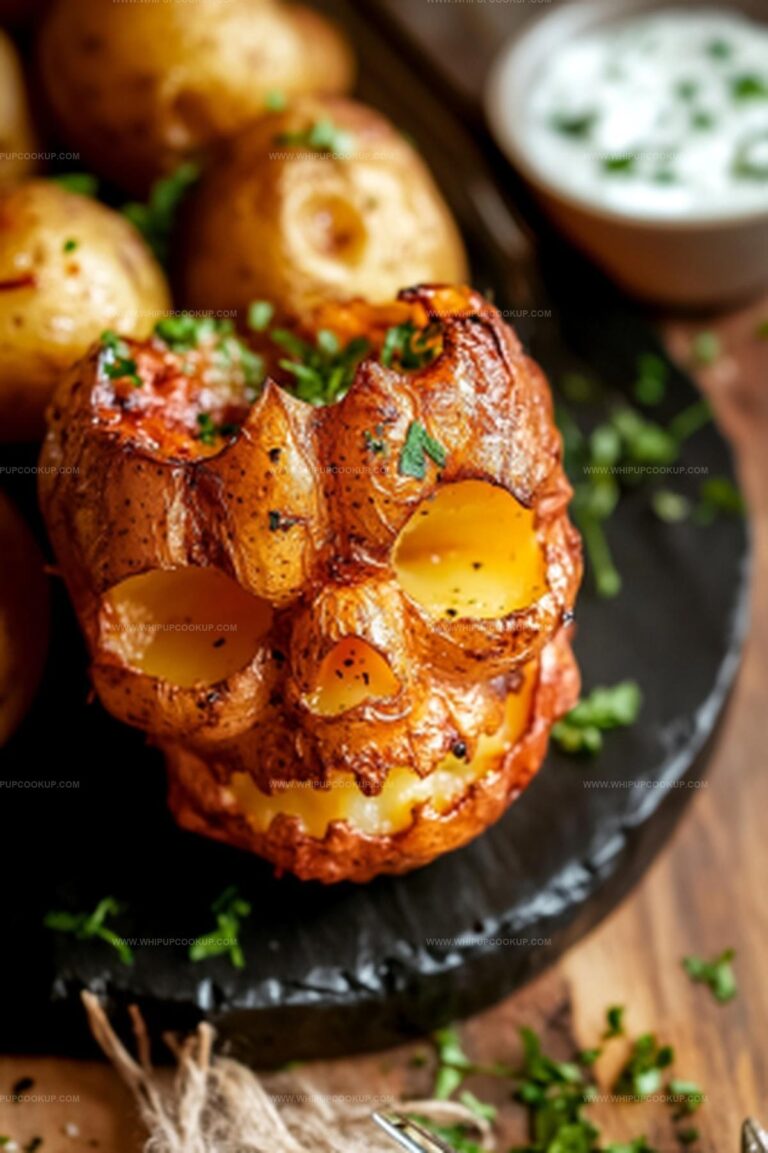 Spooky Halloween Skull Potatoes Recipe