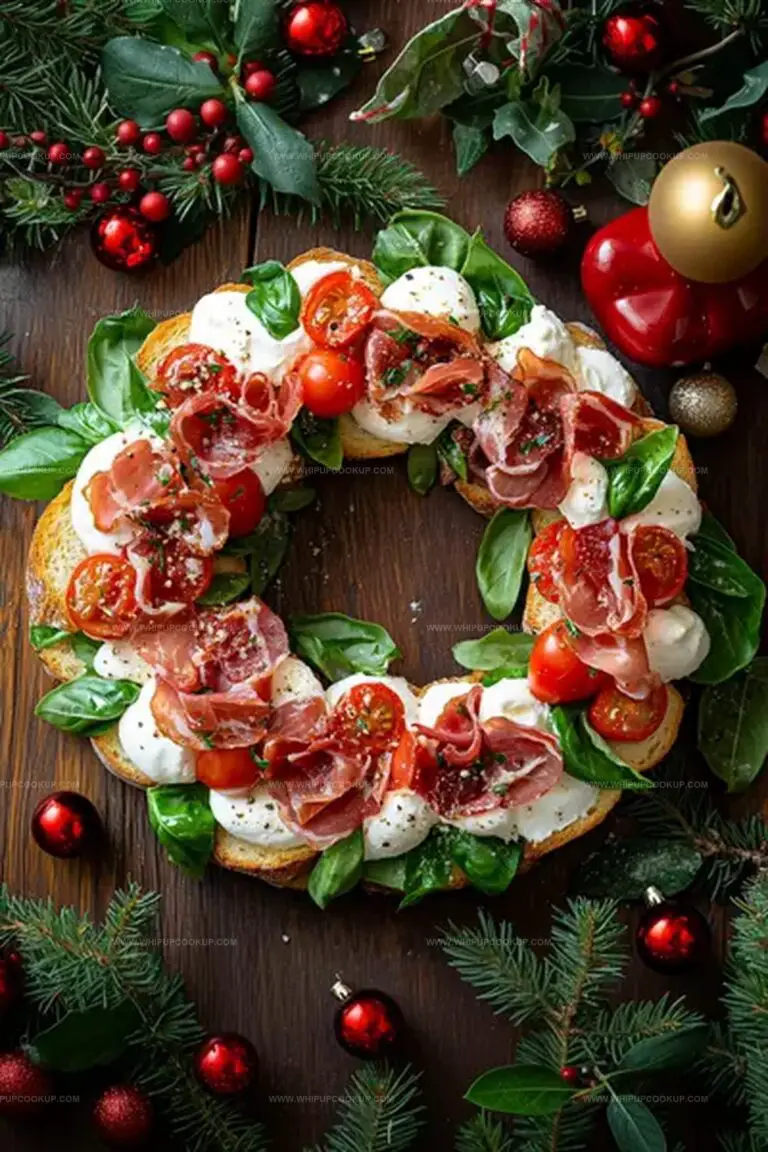 Christmas Bruschetta Wreath Recipe