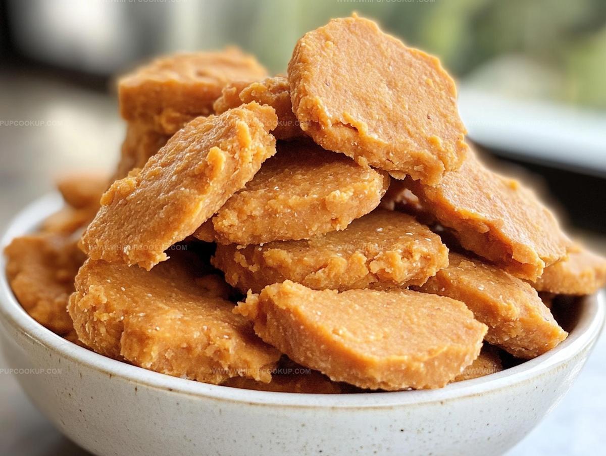 Sweet Potato & Peanut Butter Chews For Dogs Recipe