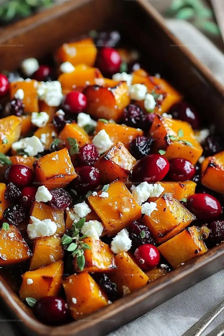 Crispy Honey-Roasted Butternut With Cranberries, Feta & Pumpkin Seeds Recipe