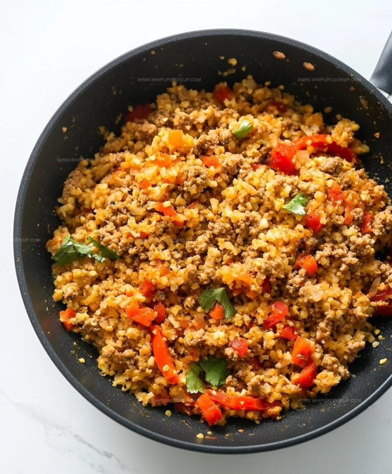 20-minute Spicy Cauliflower Rice With Ground Turkey Recipe