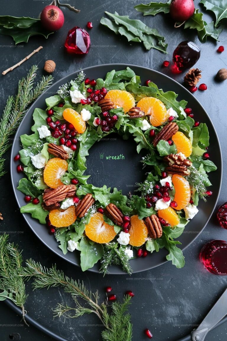 Winter Salad Wreath Recipe