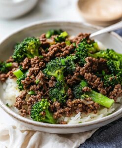 Ground Beef and Broccoli Recipe