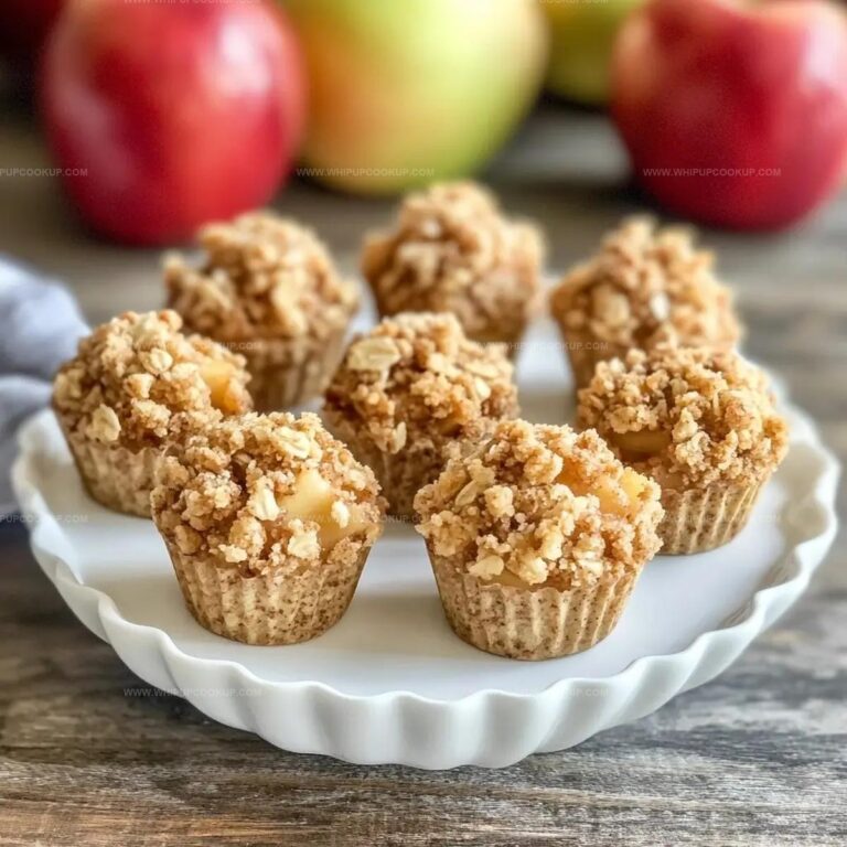 Healthy Apple Crumble Bites Recipe