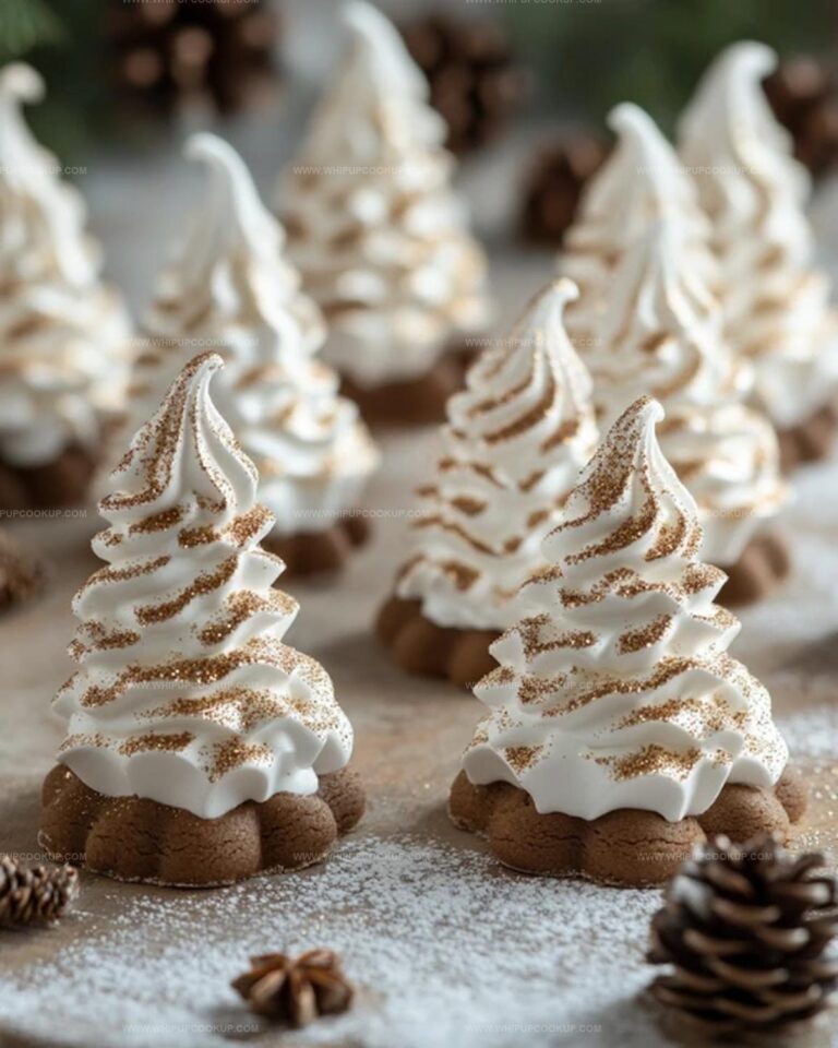 Festive Tree Meringue Cookies Recipe