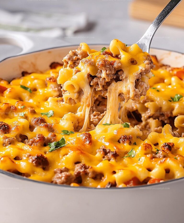 Cheesy Hamburger Casserole Recipe