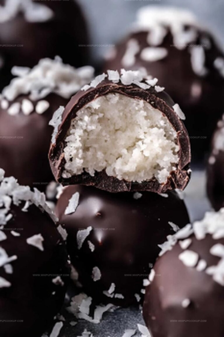 Dark Chocolate Coconut Balls Without Condensed Milk (Just 4 Ingredients) Recipe